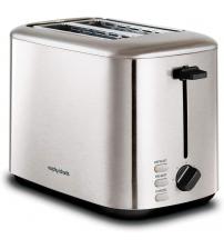 Morphy Richards 222067 Brushed Equip 2 Slice Toaster - Stainless Steel